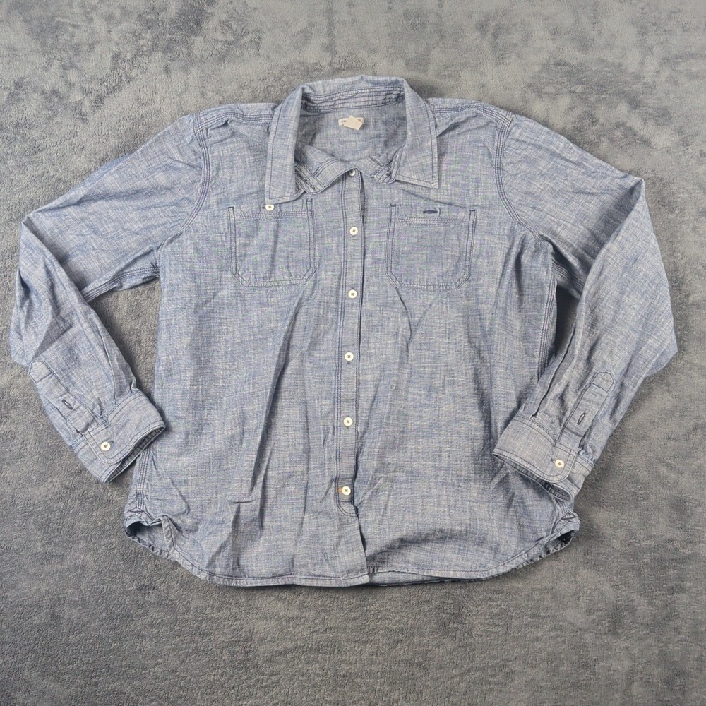 Carhartt WIP Chambray Button Up XL Denim Long Sleeve Western Rodeo Work wear